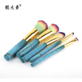 Color Head Metal Aluminum Tube Makeup Brush