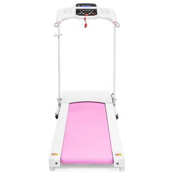 5 Speed Treadmill w/ Water Bottle Holder, Media Shelf (Pink)