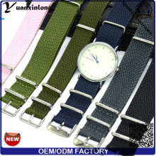 Correa de Perlon YXL-033 moda nuevo estilo caliente venta reloj correa logotipo personalizado OEM reloj pulsera pulsera Perlon venda de reloj