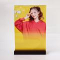 Acrylic Tabletop Photo Frame Stand with Base