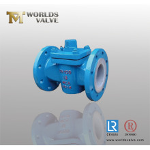 Wcb Plug Valve with PFA Sealing