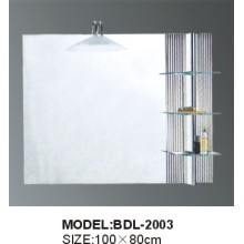 Espejo de cristal de plata del cuarto de baño del grueso de 5m m (BDL-2003)