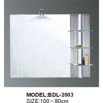 Espejo de cristal de plata del cuarto de baño del grueso de 5m m (BDL-2003)