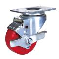 3-inch industrial caster pu wheel with brake