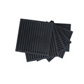 Black Rubber Groove Pad