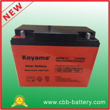 12V 50ah VRLA Deep Cycle Gel Power Battery de armazenamento Nps50-12