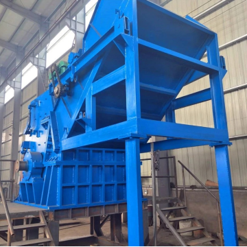 double shaft heavy duty mobile shredding machine