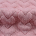 High quality doble knit jacquard winter jacket fabric