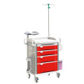 Tianao Hospital Red Conveniente ABS Carro de emergencia