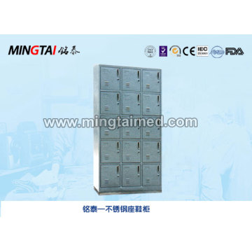 Stainless steel shoe cabinet