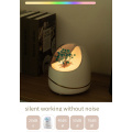 Flower aromatherapy ultrasonic diffuser and humidifier