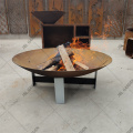 Patio Dining Set Fire Pit Table Pool Fire