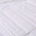 Hot Sale Luxury Border Design White Hotel Towel