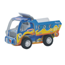 Ziehen Sie Engineering-Truck-Puzzle