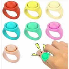 Custom Fidget Spinner Toy Silicone Finger Rings