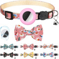 Airtag Pet Collar Bow lazos para gatos