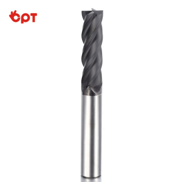 graphite end mill tool 4 flute