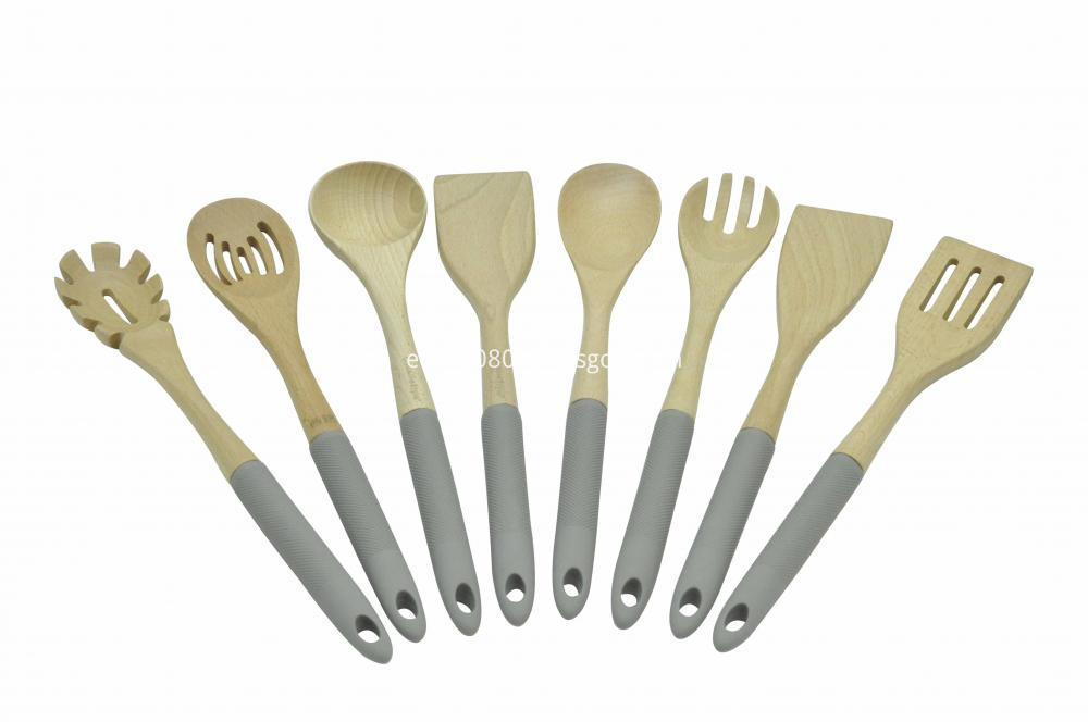 Wooden Kitchen Tools Set