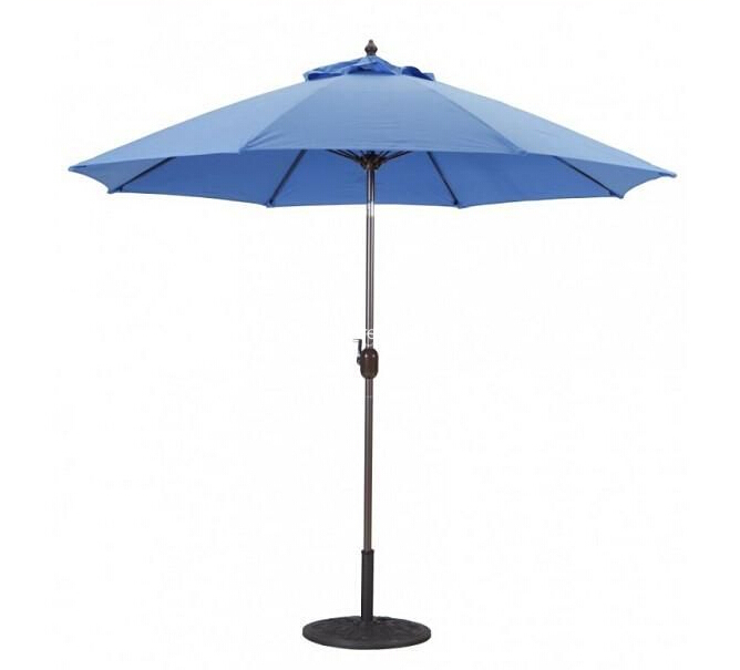 Outdoor Aluminum Frame Round Market Sun Umbrella