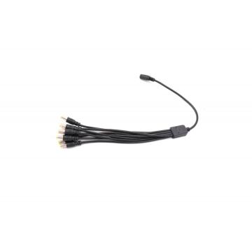 1 Female To 4 Male Way Power Cable