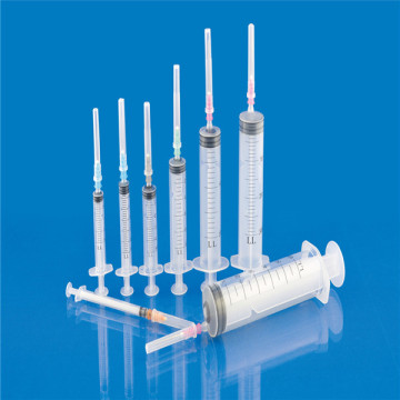 Three Parts Luer Slip Syringe with Needle CE ISO TUV