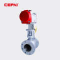 Cast Steel Pneumatic V-shaped Ball Valve