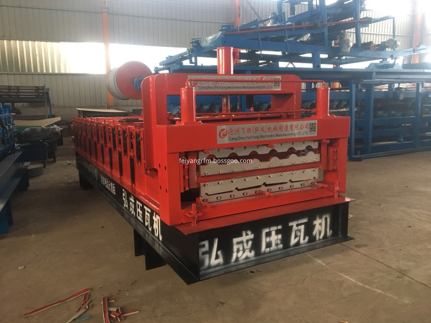 800 900 double roll forming machine