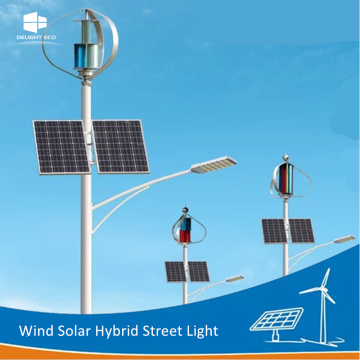 DELIGHT DE-WS05 Windmill Solar System LED Street Light