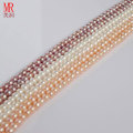 8-9mm Freshwater Pearl Strand, Button Round