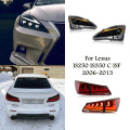 HCMOTIONZ LED Car Lamps Set for Lexus IS250 IS350 ISF 2006-2013 Taillights and Headlights Assembly