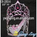 Розовый Высокие Каблуки Кристалл Королева Корона Дамы
