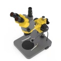 Magnification 6X-110X Stereoscopic Trinocular Microscope