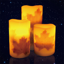 Chandelier Multi-Harvest Autumn Leaf LED Pillar