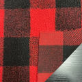 100%Polyester Sherpa Fleece with Chequer Jacquard Fabric