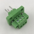 3pin through wall panel mounted plug-in terminal block