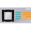 UK Type Wall Switch 4core Tel Socket