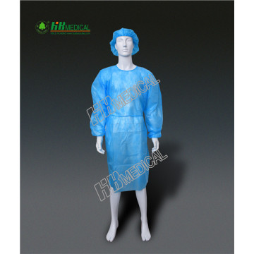 Polypropylene+PE Film Lamination  isolation gown