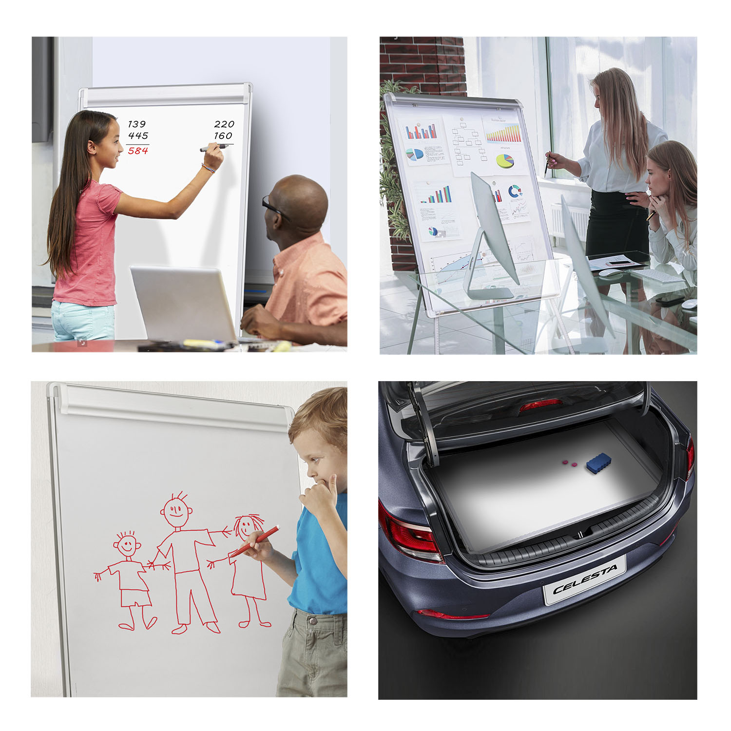 Magnetic Flipchart Easel Board