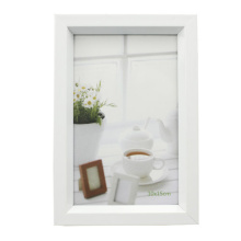 Blanc 4 x 6 pouces bonne vente plastique Photo Frame pour bureau