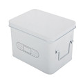 Metal White Medicine First Aid Kit Storage Canister