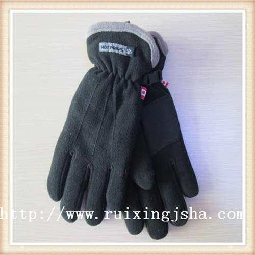 Men's fleece gloves with lining