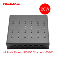48 портов Type-C PD/QC Зарядное устройство 1000W Высокая мощность