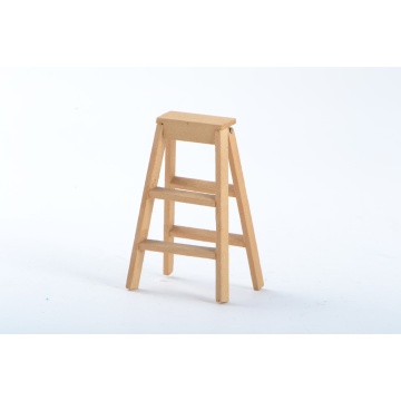 Dollhouse Miniature Wood Step Ladder