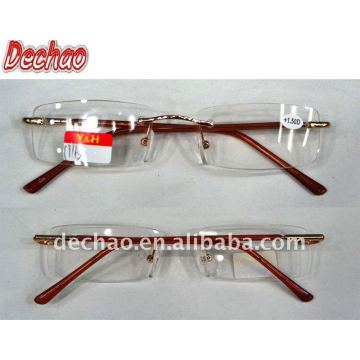 rimless reading glasses