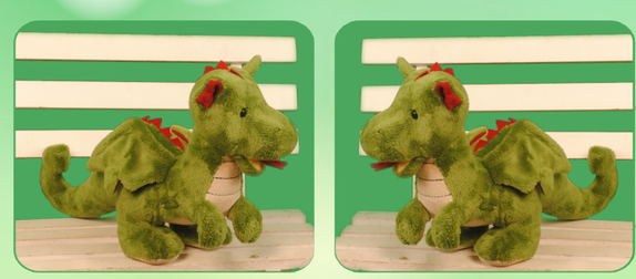 Cute dinosaur plush toy