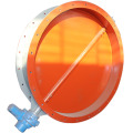 Butterfly buffering check valve