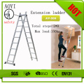 2x9 steps section extension ladder