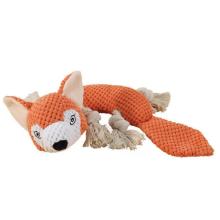 Twine fox plush stuffed pet teething comfort toy