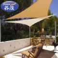 Vela de sombra de sol de plástico de diseño nuevo para techo y piscina con precio bajo