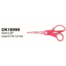 Scissors with Red Plastic Handle